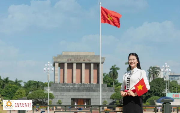 Ảnh check in Lăng Bác